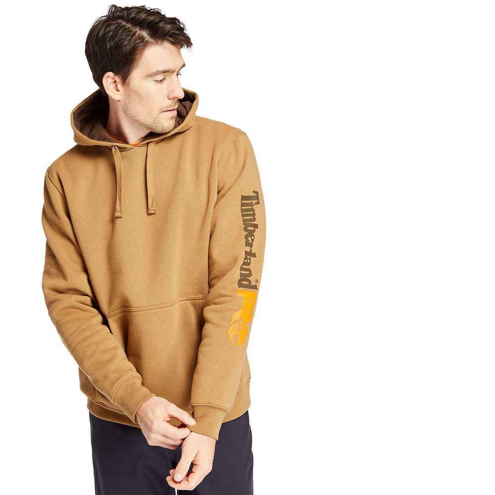 Timberland Mens Sweatshirts PRO® Hood Honcho Pullover Hoodie - Brown - India DV1528397